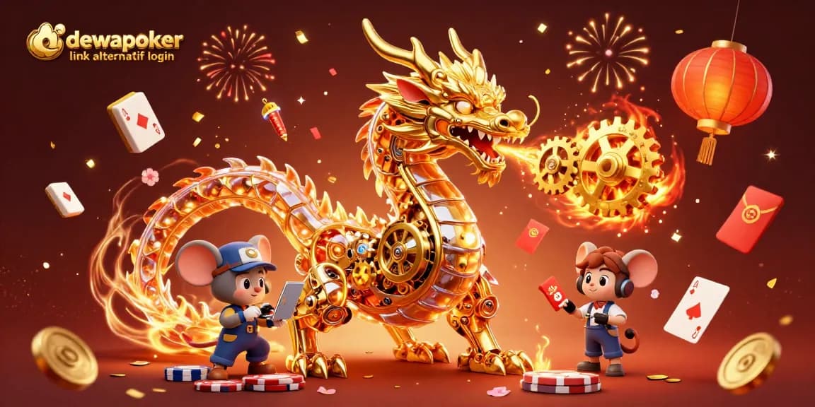 Experience thrilling gameplay with dewapoker link alternatif login in this dynamic casino scene!