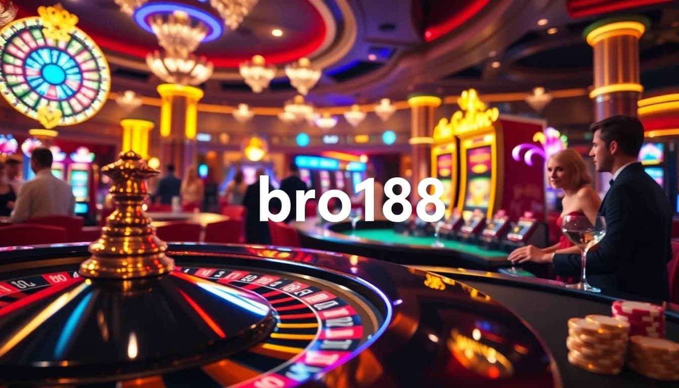 Experience the excitement of winning at bro138 with vibrant casino games and luxurious ambiance.