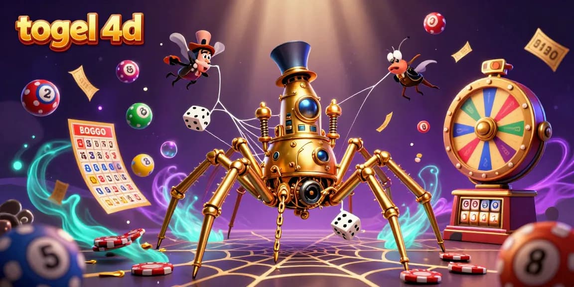 Experience the thrill of togel 4d with vibrant lottery elements captivating players in a dynamic casino scene.