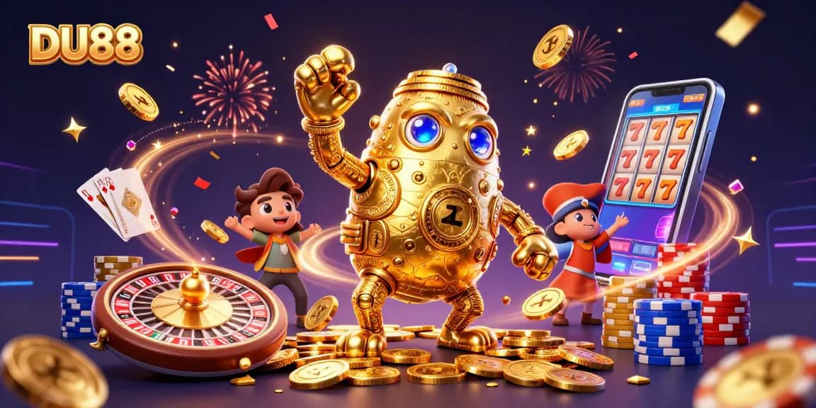 Play exciting games at DU88 with captivating golem and golden casino elements.