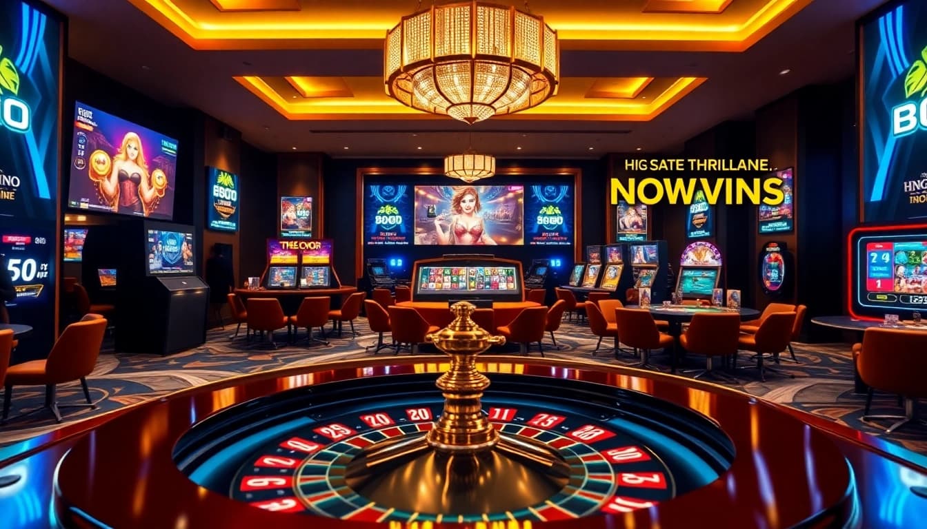 Experience thrilling games at NK88.BOO, featuring a luxurious online casino atmosphere.