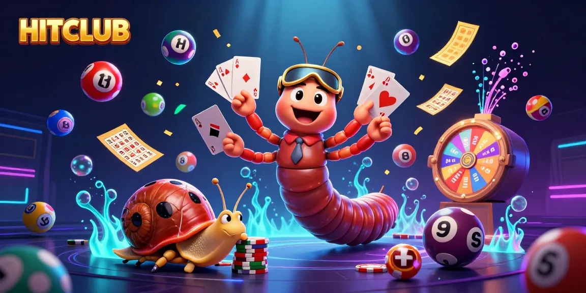 Experience the excitement of HITCLUB with engaging gameplay featuring colorful lottery elements and dynamic characters.