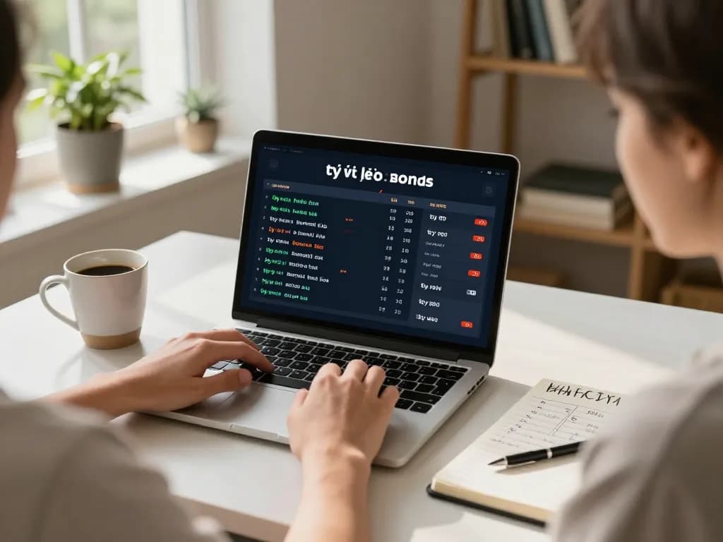 Person analyzing tỷ lệ bóng đá kèo nhà cái odds during online betting session from home, focused on strategy