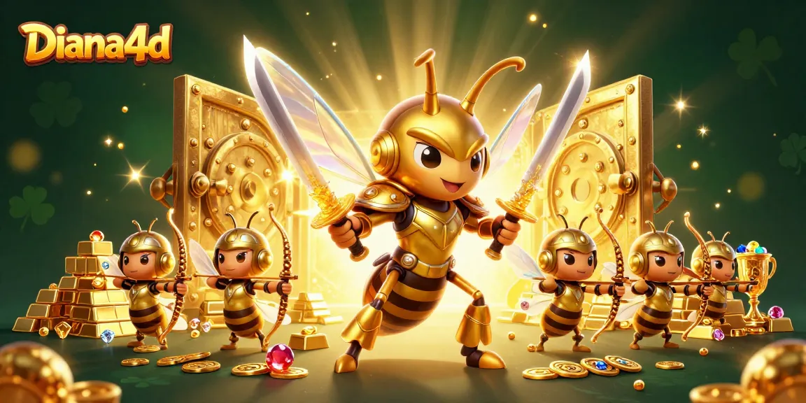 Dive into thrilling gameplay at Diana4d, featuring exciting slot action and colorful treasures.