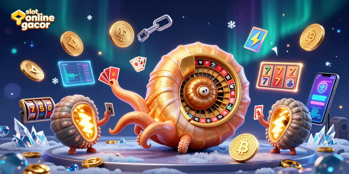 Permainan slot online gacor menarik dengan karakter kartun 3D berwarna cerah dan elemen kasino.
