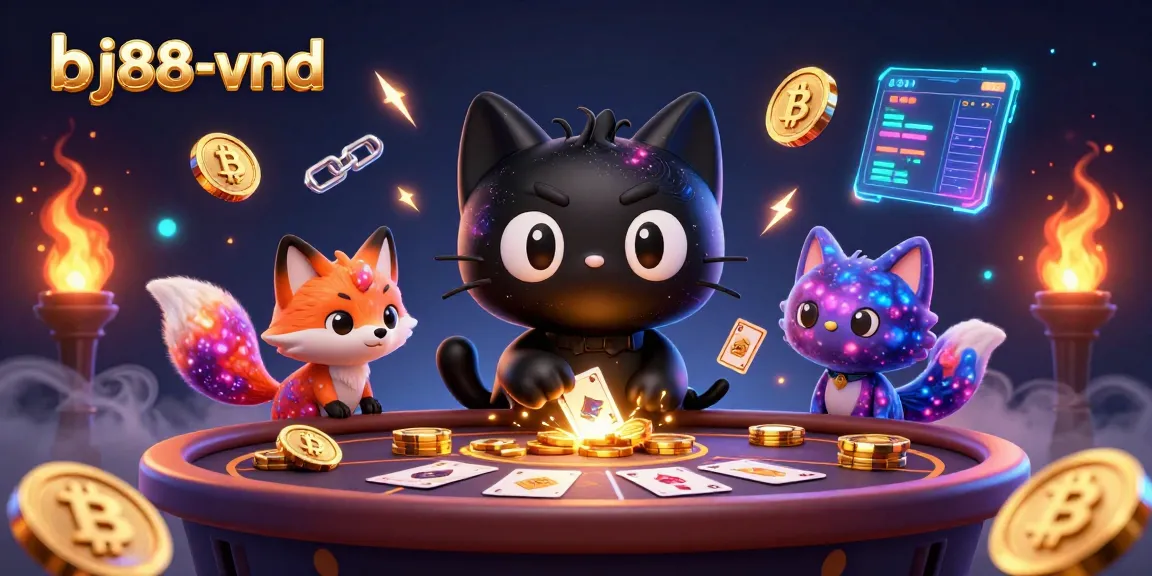 Experience captivating gameplay with bj88-vnd amidst vibrant cosmic casino elements.