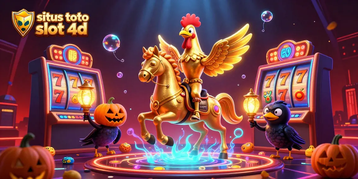 Experience thrilling gameplay with situs toto slot 4d in an immersive casino environment, showcasing vibrant slot reels and iconic symbols.