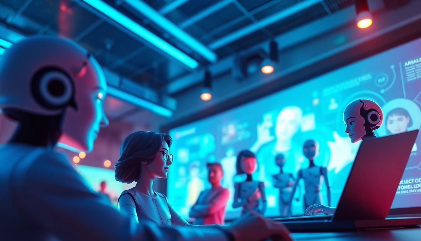 Engaging users with juicy ai through interactive AI avatars in a modern digital workspace.