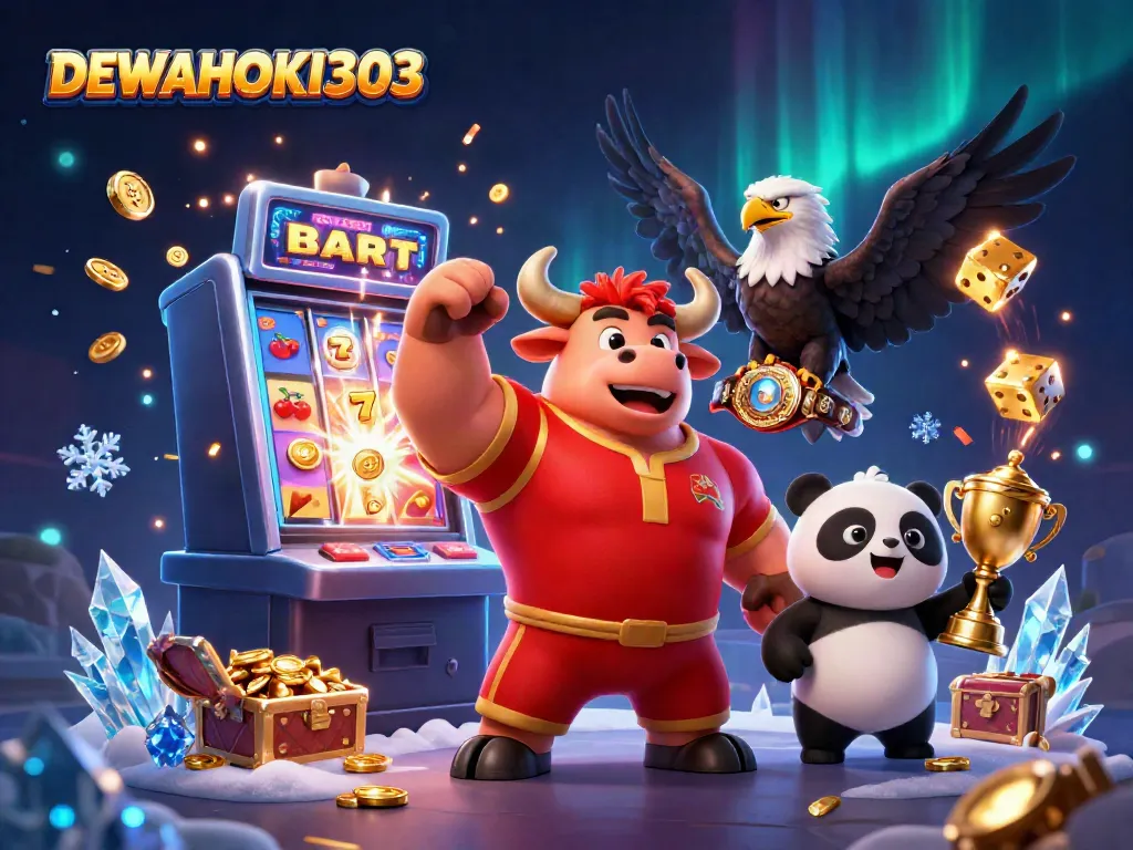 Mainkan DEWAHOKI303 dengan karakter kasino yang meriah dan jackpot besar.