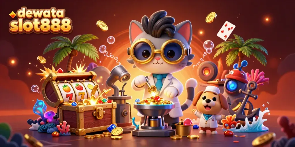 Menang dengan dewata slot888 melalui slot mesin yang penuh harta karun dan kebahagiaan!