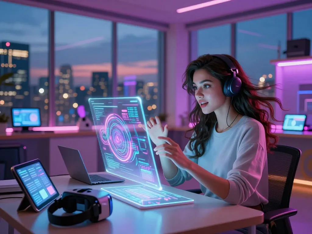 Engaging NSFW AI character chat environment with vibrant digital interaction.