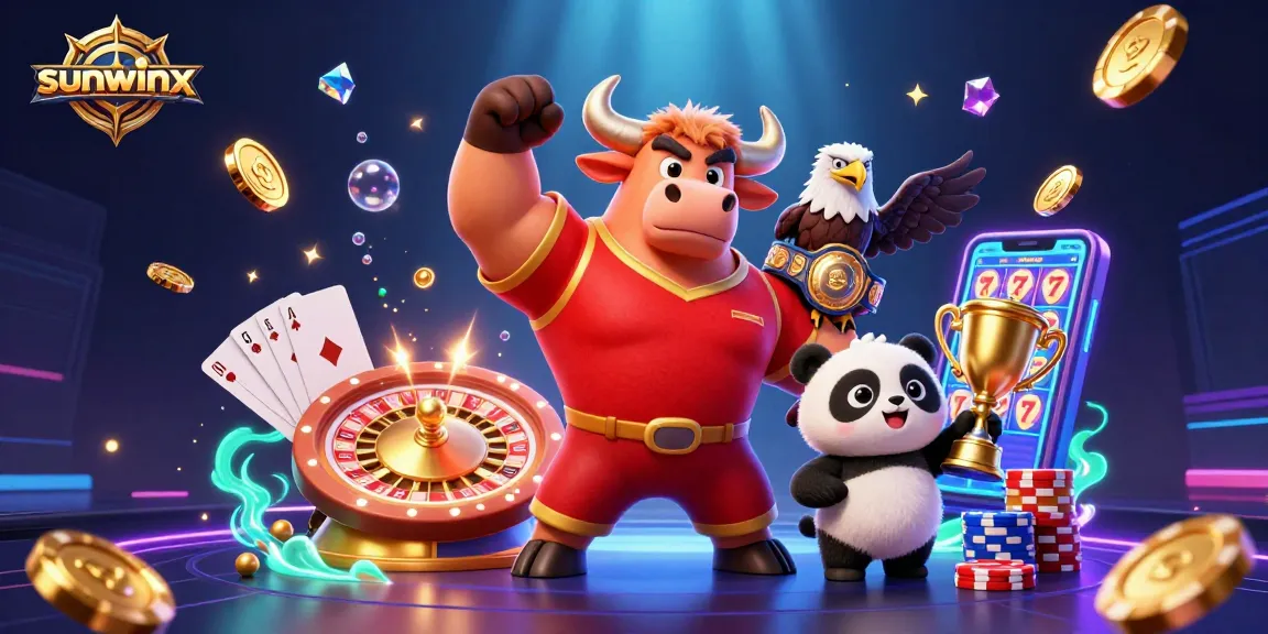 Experience the excitement of sunwinx with a dynamic casino scene featuring vibrant characters and action-packed elements.