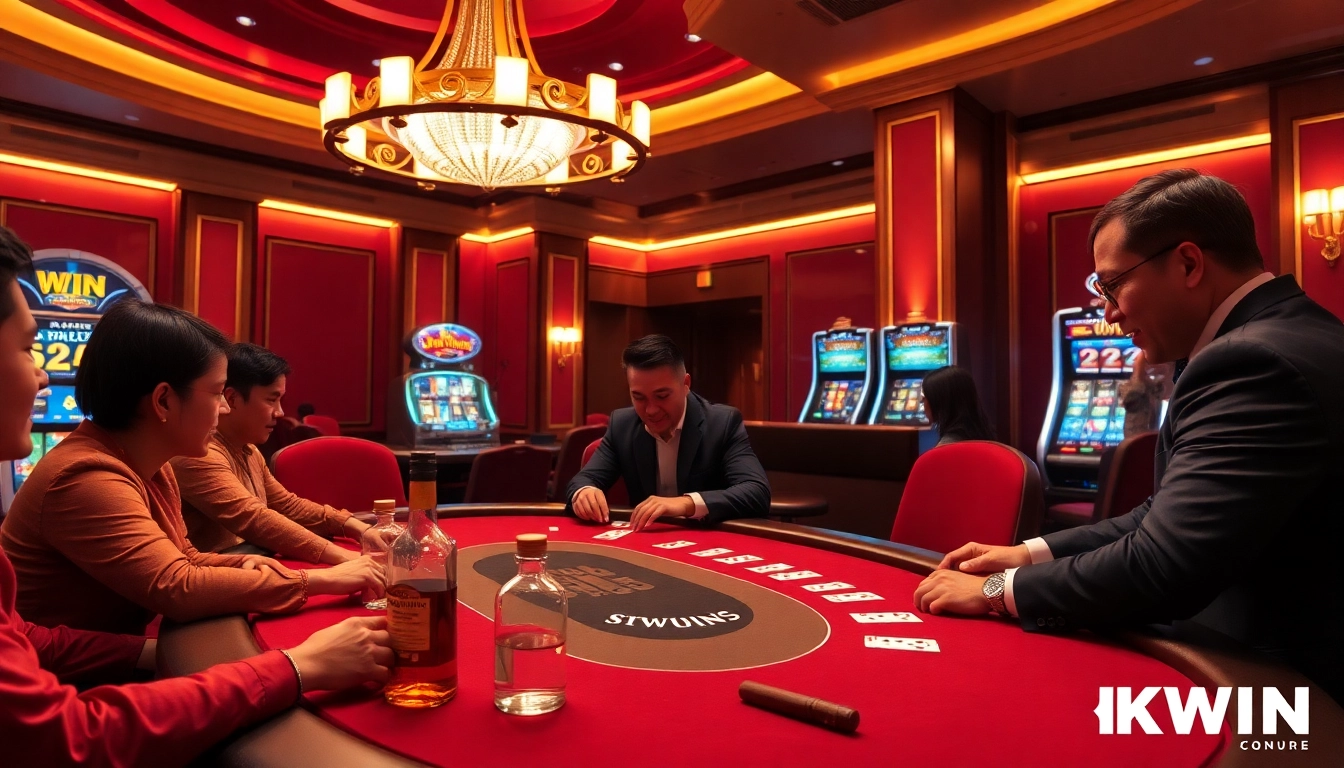 Engage in thrilling poker games at KKWIN, where the excitement meets elegance.