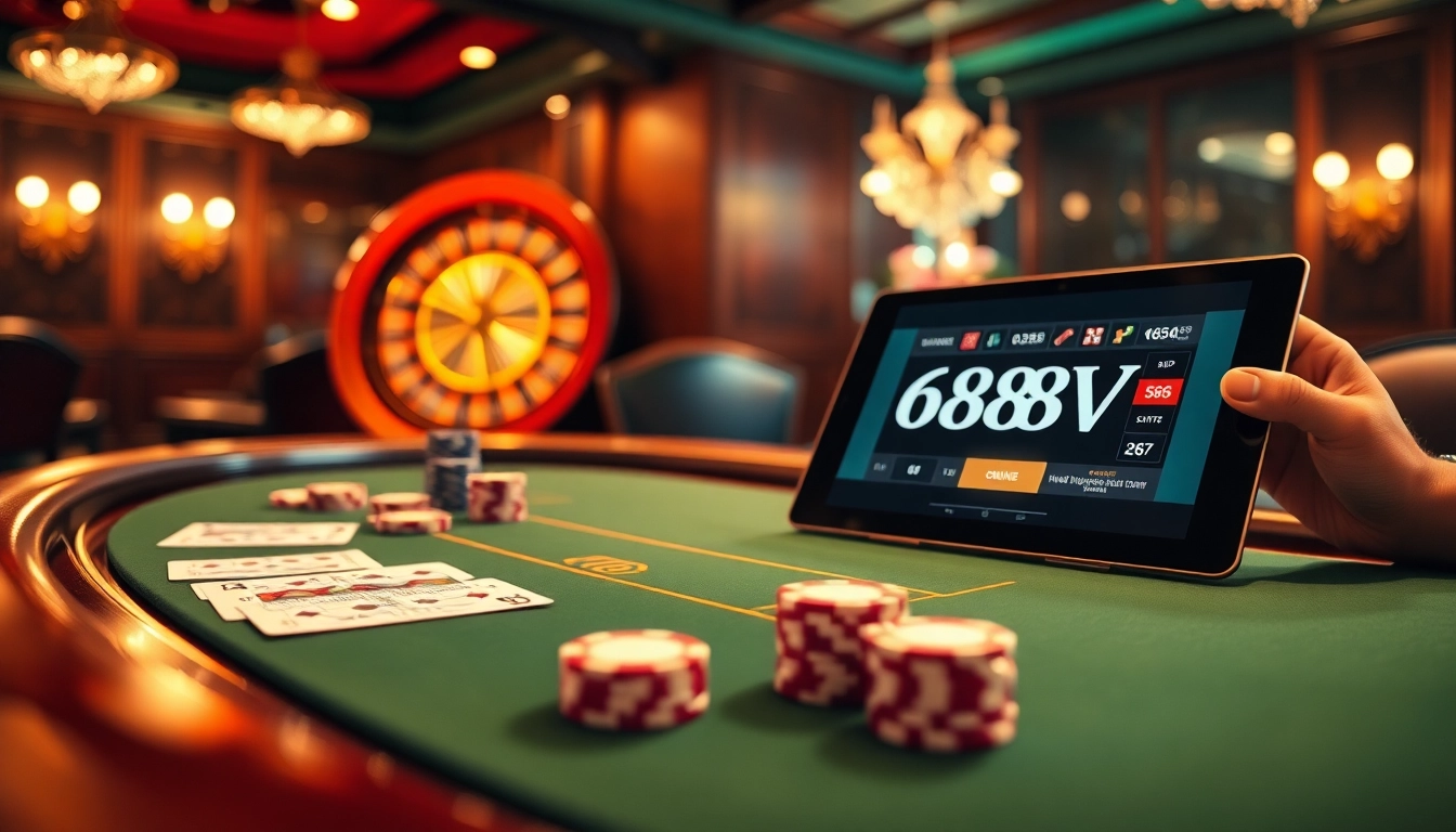 Experience thrilling gameplay at https://688v.games/ with vibrant casino elements and engaging gamblers.