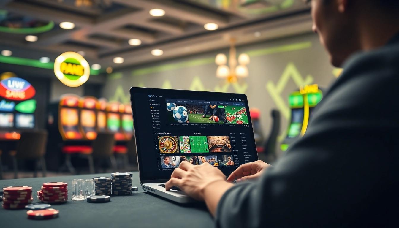 Experience the thrill of online gaming with VICWIN's engaging gaming interface showcasing sports betting and live casino.