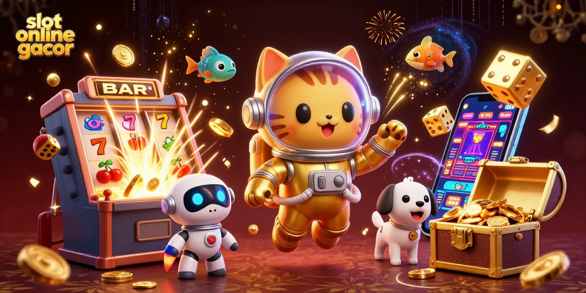 Mengalami slot online gacor dengan karakter lucu di luar angkasa yang dikelilingi oleh elemen kasino yang menarik.